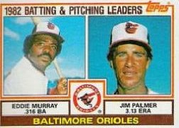 1983 Topps      021      Orioles TL/Eddie Murray/Jim Palmer